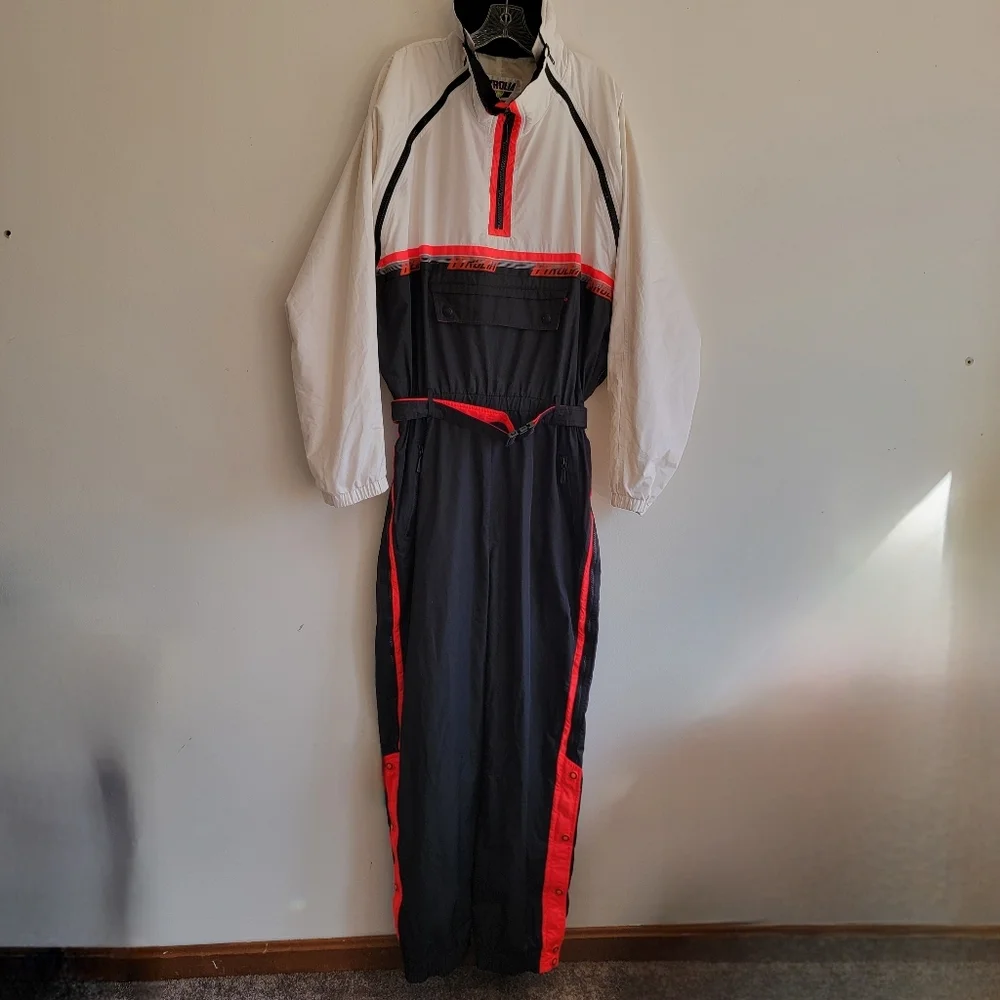 Vintage Tyrolia By Head Ski Jumpsuit Ski Mobile Suit 80s 90s XL Mens Unisex